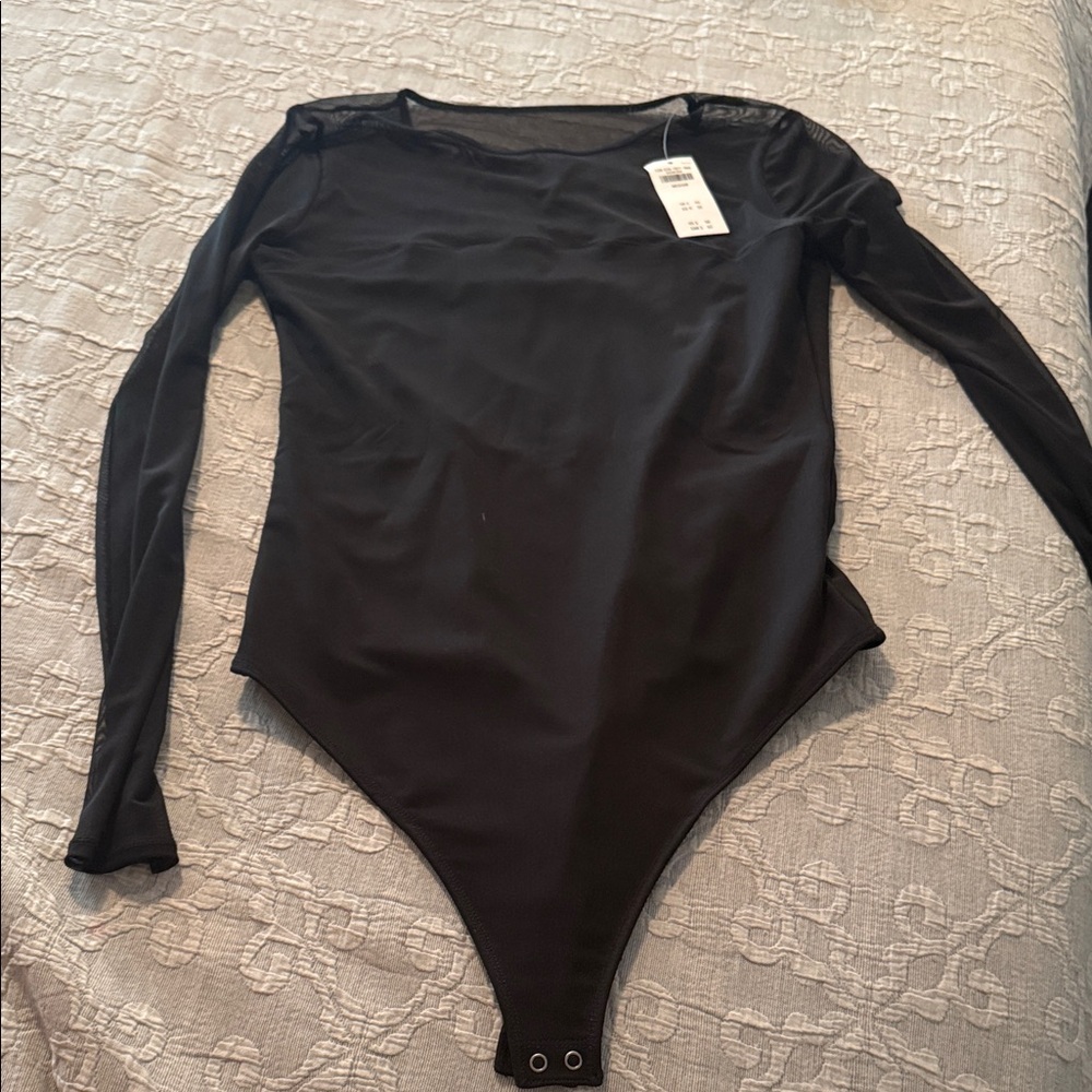 Black Long Sleeve  One Piece